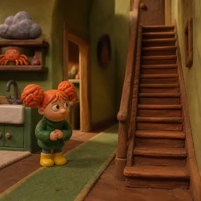 Cover of The Scary Stairs
